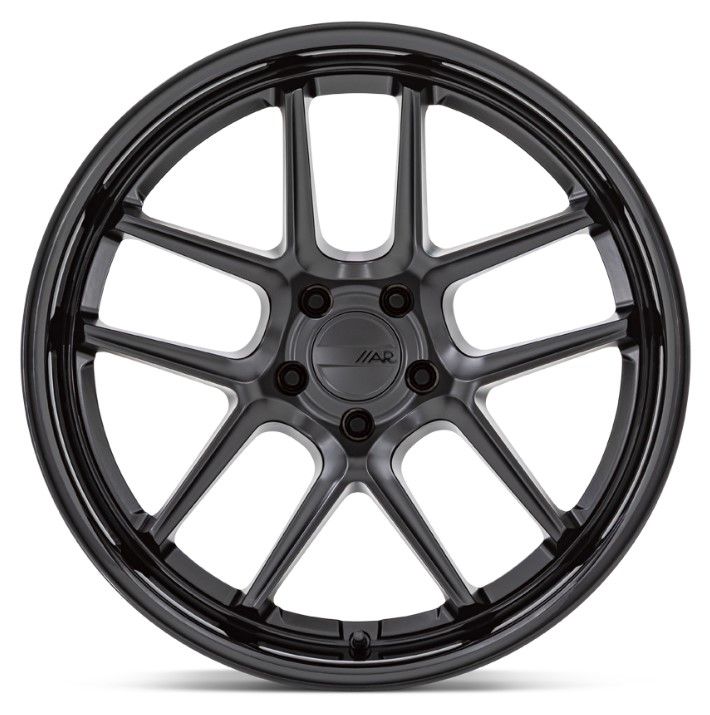 American Racing<br>AR942 Matte Black Gloss Lip (20x9.5)